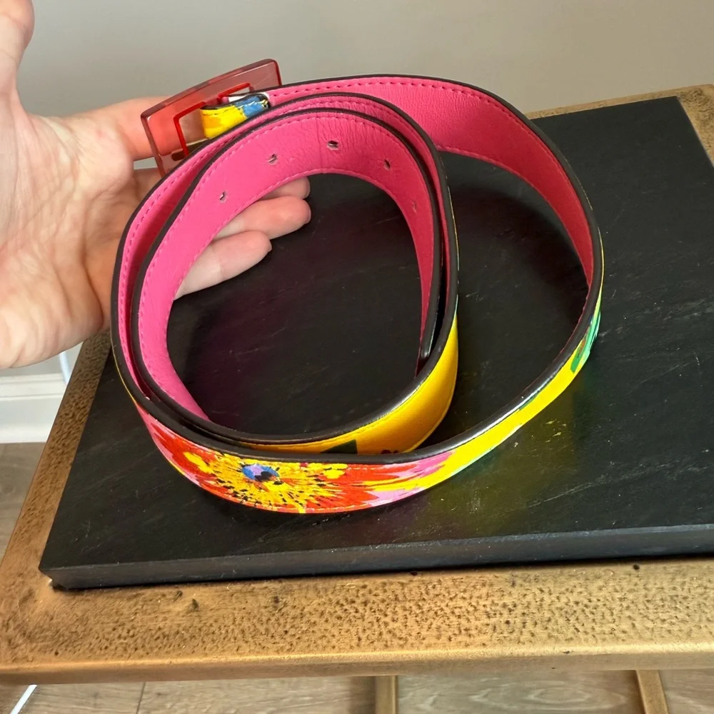 Kate Spade Reversible Printed Trouser Belt - Picture 8 of 12